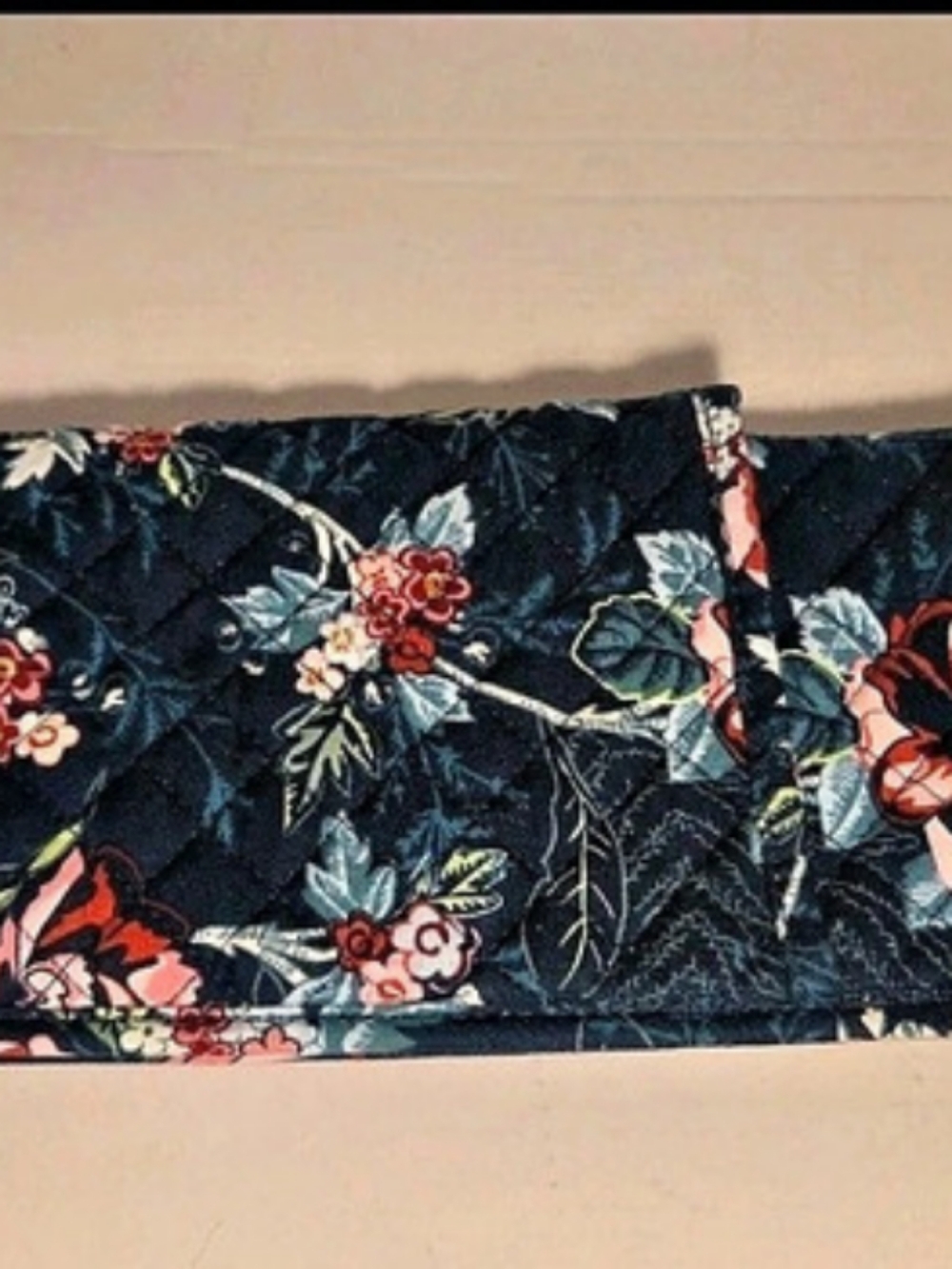Vera Bradley Rose Toile Curling Iron /Flat Iron Cover Travel Case